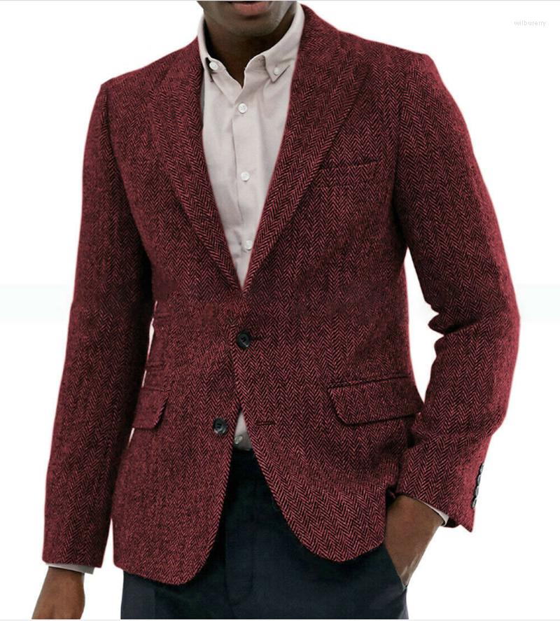 Men's Suits Business Men Set Coats Red Wine Tweed Blazer Wedding For Tuxedo Jacket Tailored, Black
Men's Suits Business Men Set Coats Red Wine Tweed Blazer Wedding For Tuxedo Jacket Tailored, Black