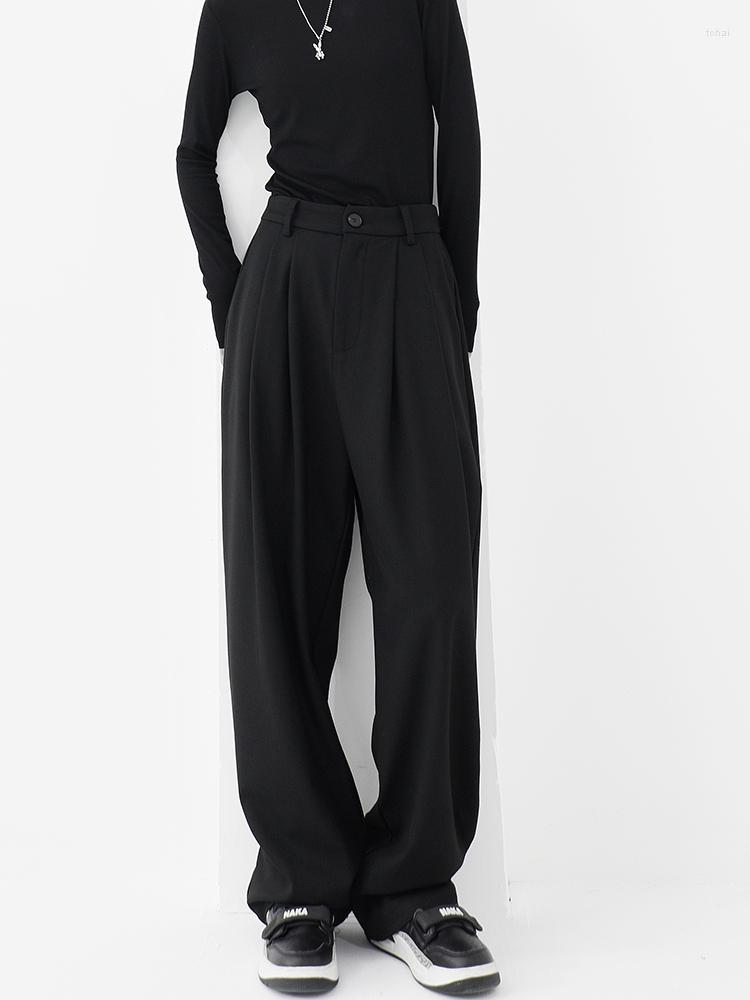 Women' Pants Women' Loose Large Vertical Black Wide Leg Floor Mop 2022 Fashion Design Japanese Casual Trousers
Women' Pants Women' Loose Large Vertical Black Wide Leg Floor Mop 2022 Fashion Design Japanese Casual Trousers
