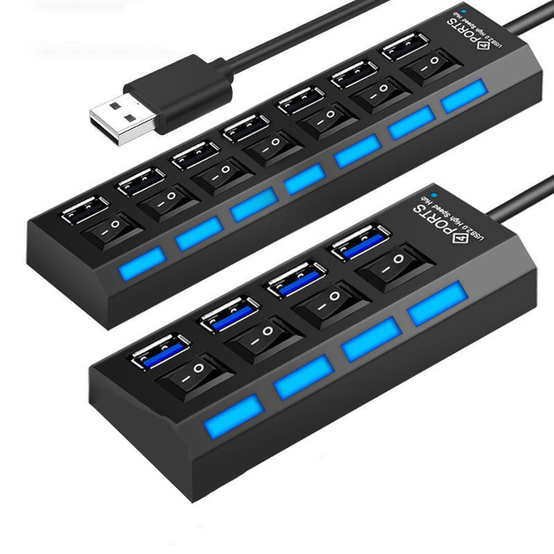 switch extension hubs 4 7-port USB2.0 hub Computer USB hub one drag seven splitter PC Laptop Desk top
switch extension hubs 4 7-port USB2.0 hub Computer USB hub one drag seven splitter PC Laptop Desk top