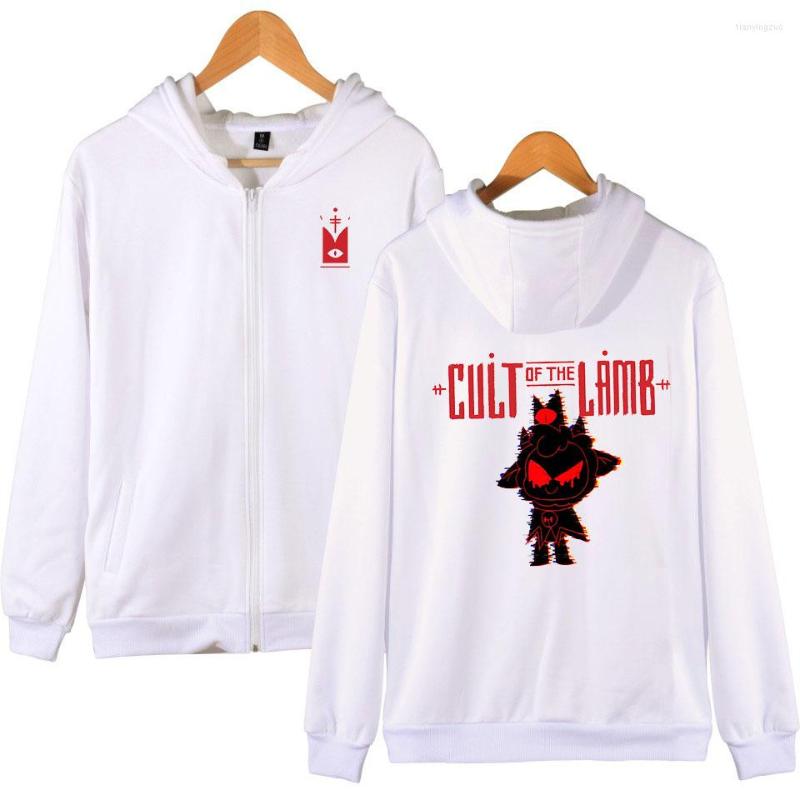 Men's Hoodies 2022 Cult Of The Lamb Game Felpa Con Zip Cool 3D High Street Merch Casual Fashion Zipper Cappuccio Vestiti Popolari, Blue
Men's Hoodies 2022 Cult Of The Lamb Game Felpa Con Zip Cool 3D High Street Merch Casual Fashion Zipper Cappuccio Vestiti Popolari, Blue