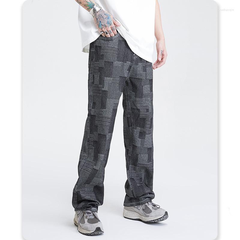 Men' Jeans Vintage Grid Patch For Men Luxury High Street Fashion Joggers Harajuku Casual Loose 5XL Wide Leg Pants Couple Wash, Blue
Men' Jeans Vintage Grid Patch For Men Luxury High Street Fashion Joggers Harajuku Casual Loose 5XL Wide Leg Pants Couple Wash, Blue