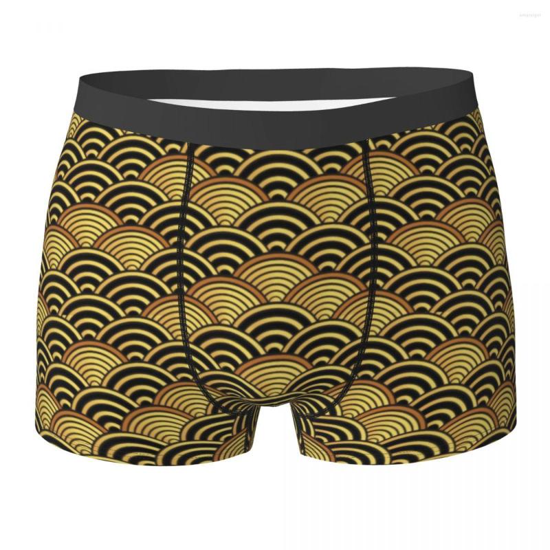 Underpants Gold Seigaiha Underwear Japanese Wave Print Men Panties Design Soft Boxer Shorts Trenky Brief Plus Size, 15
Underpants Gold Seigaiha Underwear Japanese Wave Print Men Panties Design Soft Boxer Shorts Trenky Brief Plus Size, 15