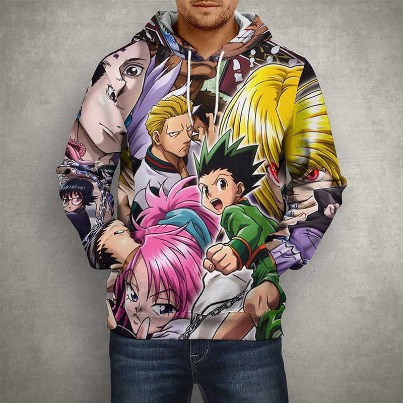 Men's Hoodies Sweatshirts Anime Hunter X Hunter Hisoka Spring Sweatshirts Men women 3D Print Long Sleeve Casual Streetwear Cool Children Hoodies Tops T221008, Fc362-1
Men's Hoodies Sweatshirts Anime Hunter X Hunter Hisoka Spring Sweatshirts Men women 3D Print Long Sleeve Casual Streetwear Cool Children Hoodies Tops T221008, Fc362-1