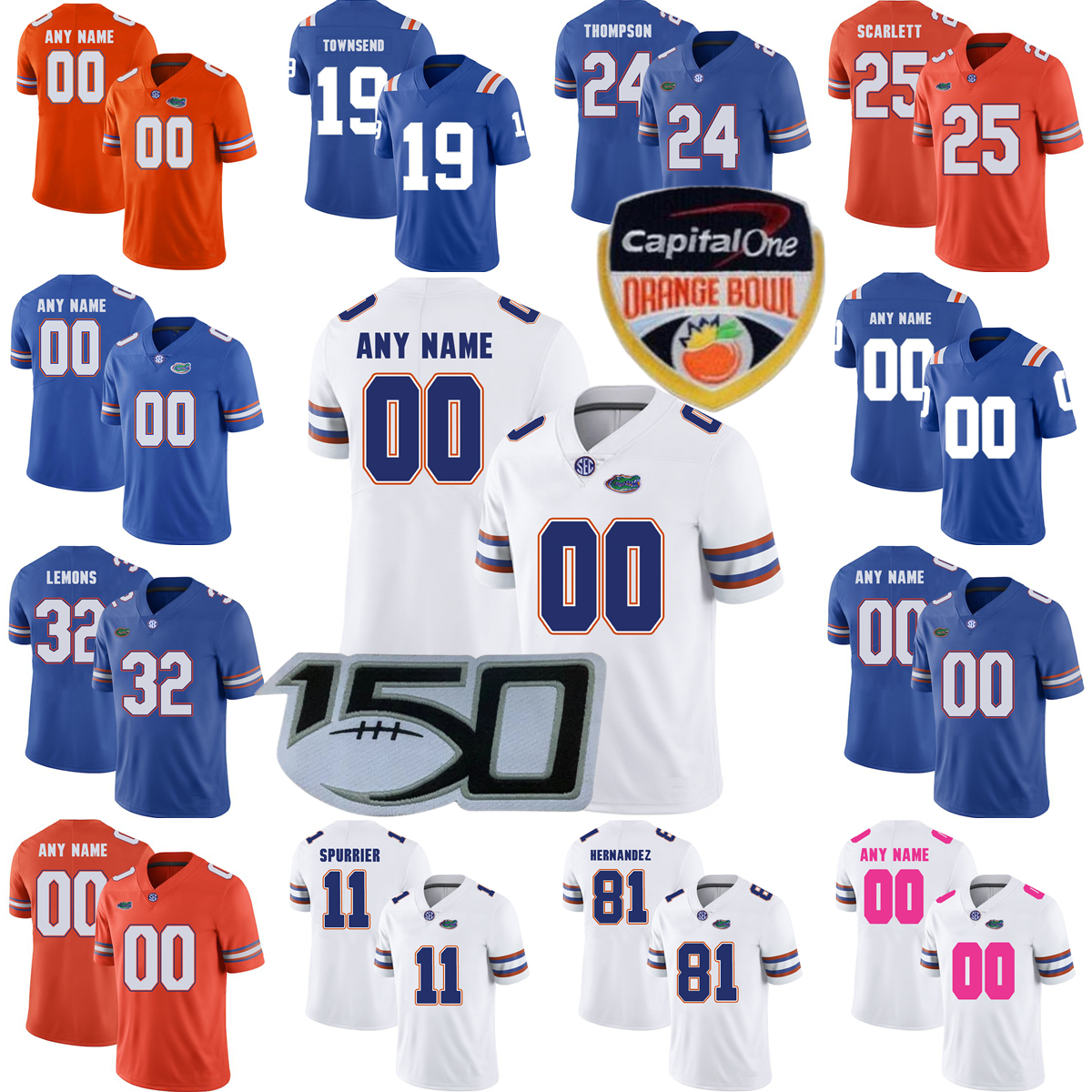 Custom S-6XL NCAA College Football Jerseys 6 Jeff Driskel 11 Kyle Trask 15 Tim Tebow 22 E.Smith 81 Aaron Hernandez 4 Justin Shorter 9 Gervon Dexter Sr. 1 Cox Jr. 15 Derek Wingo, Men's patch please message
Custom S-6XL NCAA College Football Jerseys 6 Jeff Driskel 11 Kyle Trask 15 Tim Tebow 22 E.Smith 81 Aaron Hernandez 4 Justin Shorter 9 Gervon Dexter Sr. 1 Cox Jr. 15 Derek Wingo, Men's patch please message