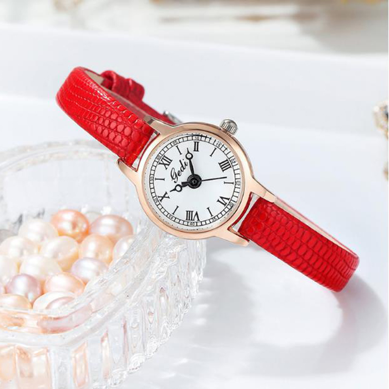 Gedi Light Small Women's Vintage Style Quartz Watch Fashion New Style Simple and Waterproof, Color 3
Gedi Light Small Women's Vintage Style Quartz Watch Fashion New Style Simple and Waterproof, Color 3