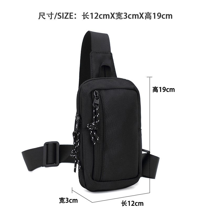 Waist Bags Men Chest Mens Shoulder Body Oxford Fashion Man Side Sling Crossbody for Male Casual Handbag Travel Phone 221010