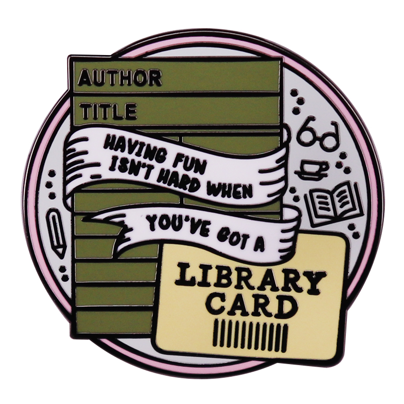 Having Fun Isnt Hard Library Card Enamel Pin Badge Brooch Books Librarian Bookworms Nerds Geeks Literature Gift, As picture
Having Fun Isnt Hard Library Card Enamel Pin Badge Brooch Books Librarian Bookworms Nerds Geeks Literature Gift, As picture