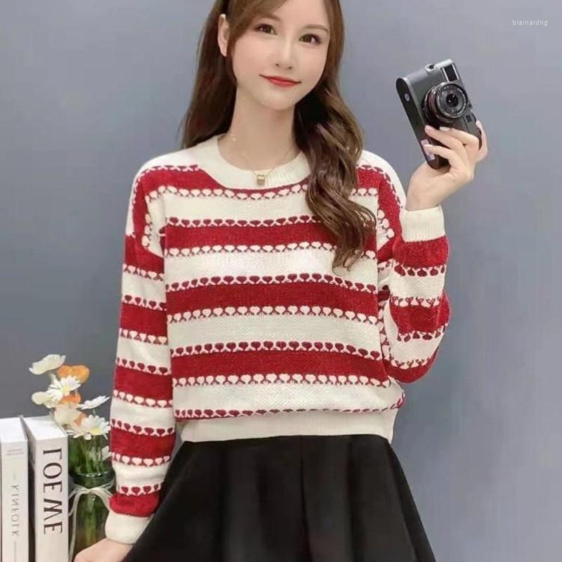 Women's Sweaters Elegant Women Sweater Knitted Striped Pullovers O Neck Sweet Style Soft Female Chic Knitwear Jumper Long Sleeve Slim Fit, Blue
Women's Sweaters Elegant Women Sweater Knitted Striped Pullovers O Neck Sweet Style Soft Female Chic Knitwear Jumper Long Sleeve Slim Fit, Blue