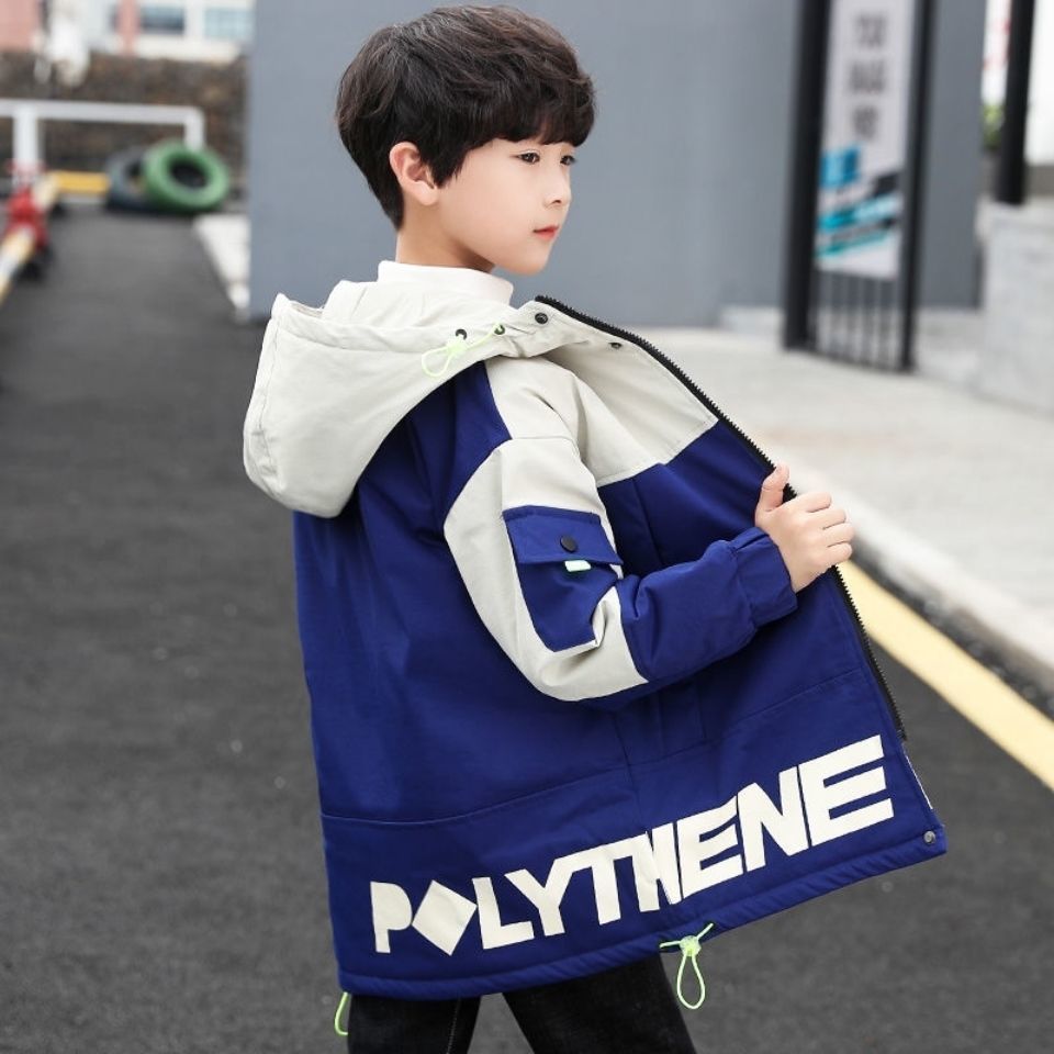 Jackets Spring Korean Boys Coats Clothing Letter Teenage Zipper Hoodies Jacket For Kids Sweatshirt Children Windbreaker Outerwear 4 14Y 221010