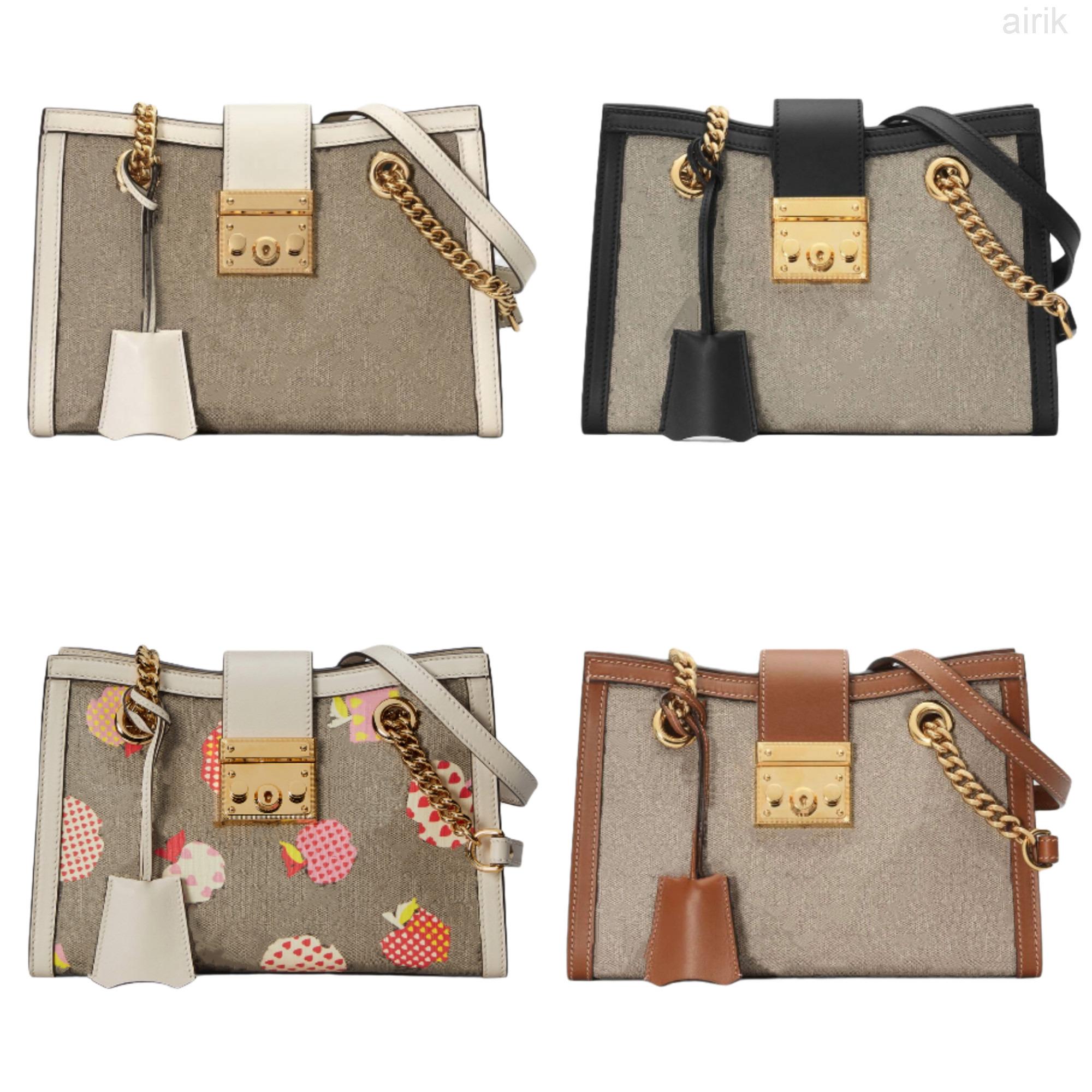 3A Unisex designer shoulder bag lady chain handbagS padlock style 4 colors luxury out shopping crossbody tote bags purses packaging, Black
3A Unisex designer shoulder bag lady chain handbagS padlock style 4 colors luxury out shopping crossbody tote bags purses packaging, Black