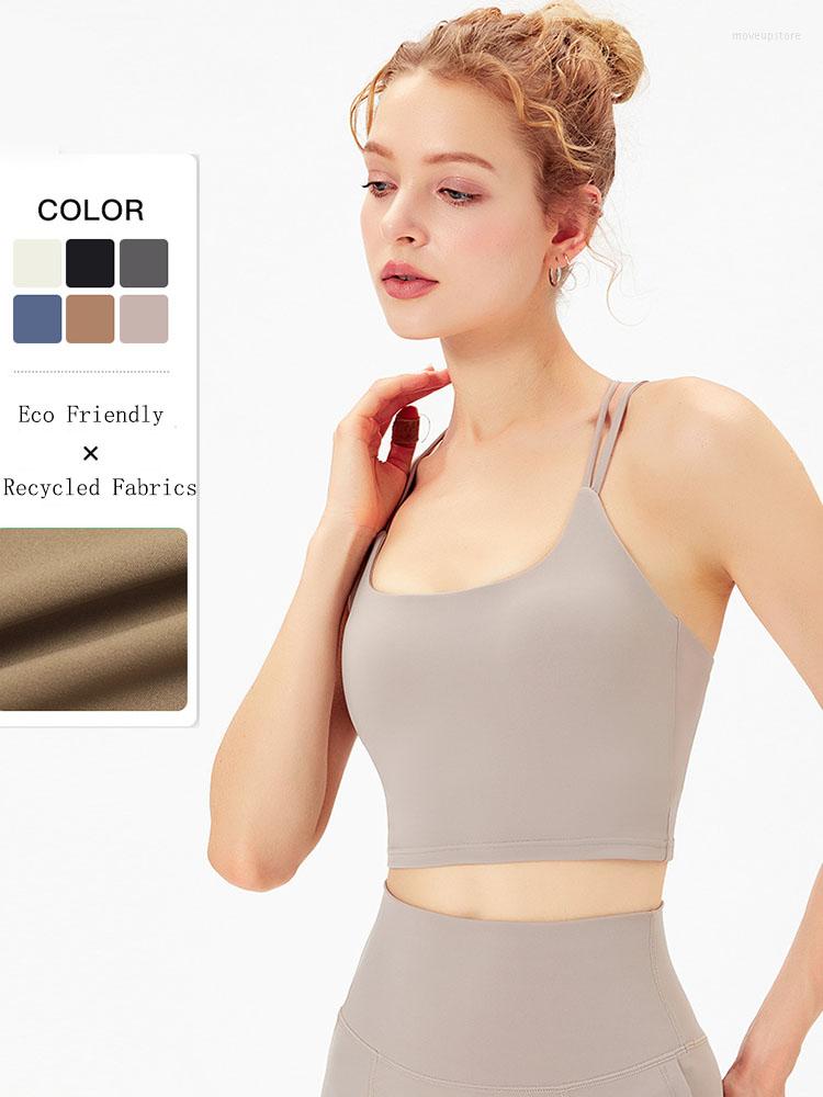 Yoga Outfit Sports Bra Eco Friendly Recycled Nylon Top Women Fitness Sportswear Fashion Cross Tank Gym Running Underwear, Black
Yoga Outfit Sports Bra Eco Friendly Recycled Nylon Top Women Fitness Sportswear Fashion Cross Tank Gym Running Underwear, Black