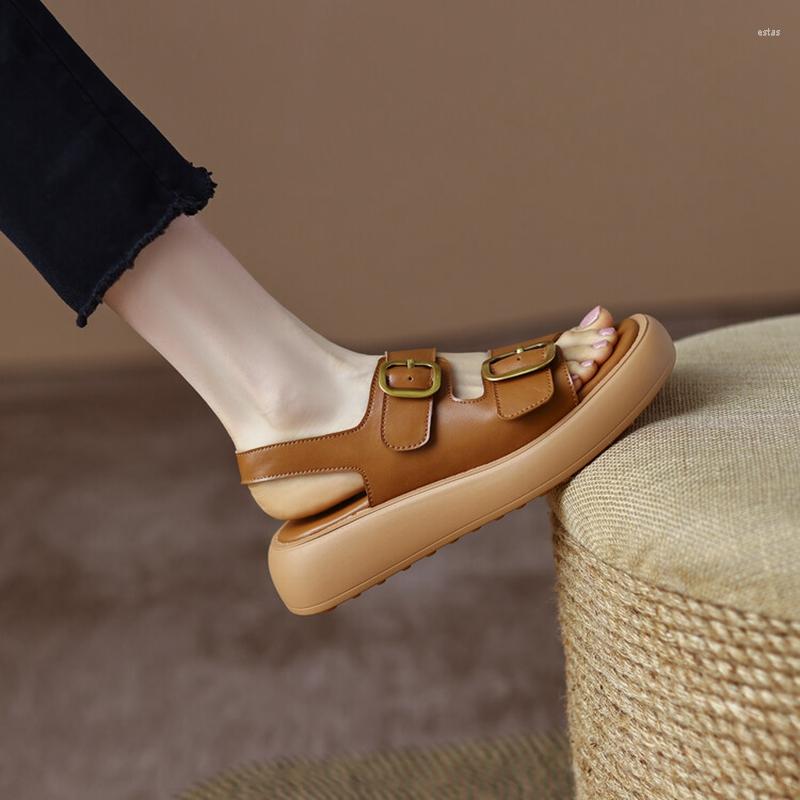 Dress Shoes 2022 Summer Women Square Toe Thick Heel Sandals Casual Belt Buckle Platform For Solid Comfort Flat, Beige
Dress Shoes 2022 Summer Women Square Toe Thick Heel Sandals Casual Belt Buckle Platform For Solid Comfort Flat, Beige