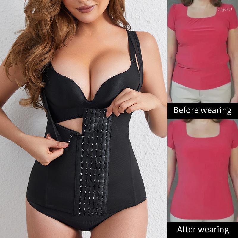 Women' Shapers Waist Trainer Body Shaper Corsets For Women Support Chest Slim Vest Wire Free Corrective Underwear Shapewear Corset Top, Black
Women' Shapers Waist Trainer Body Shaper Corsets For Women Support Chest Slim Vest Wire Free Corrective Underwear Shapewear Corset Top, Black