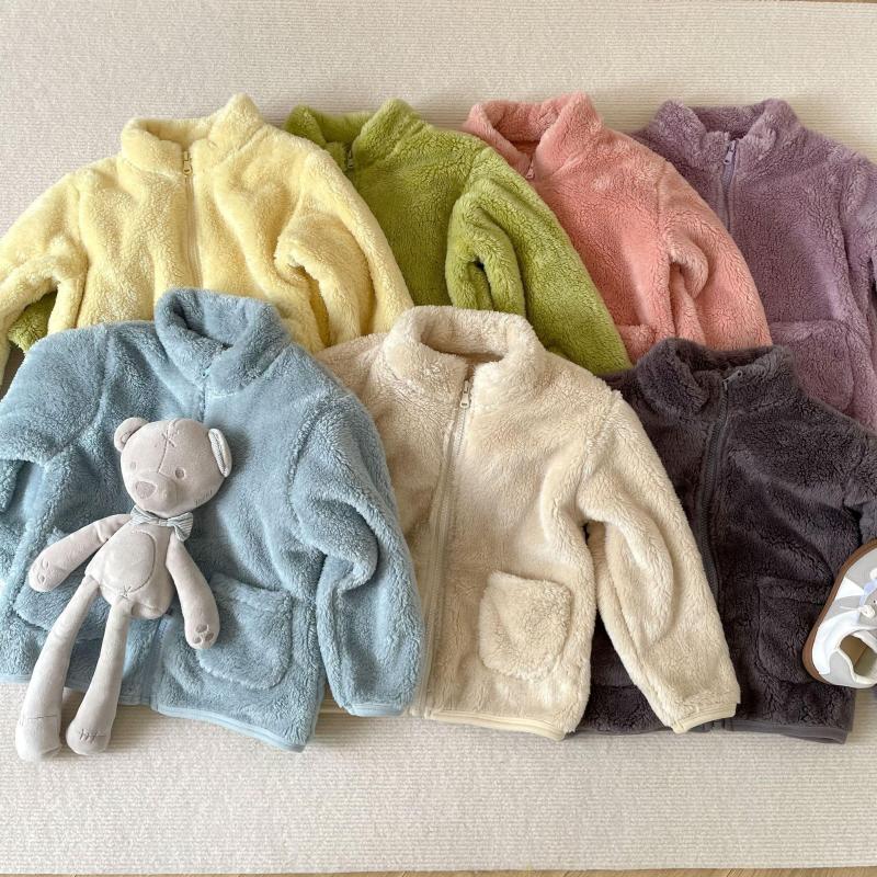 Jackets 3850C Children Coat 2022 Autumn And Winter Solid Color Fleece Wool Girl's Jacket Children's Plush Baby Boy Warm, Pink coat
Jackets 3850C Children Coat 2022 Autumn And Winter Solid Color Fleece Wool Girl's Jacket Children's Plush Baby Boy Warm, Pink coat