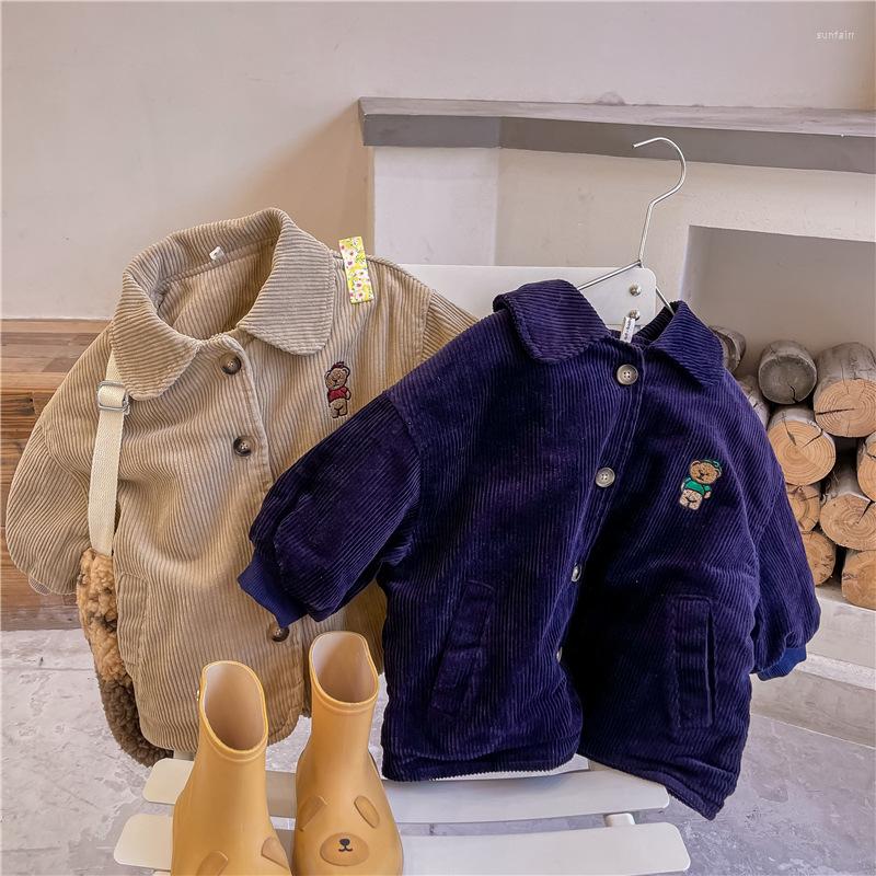 Jackets 3859F Children Coat 2022 Winter Korean Corduroy Cotton-padded Girl's Jacket Plus Velvet Warm Boy's, Dark blue
Jackets 3859F Children Coat 2022 Winter Korean Corduroy Cotton-padded Girl's Jacket Plus Velvet Warm Boy's, Dark blue