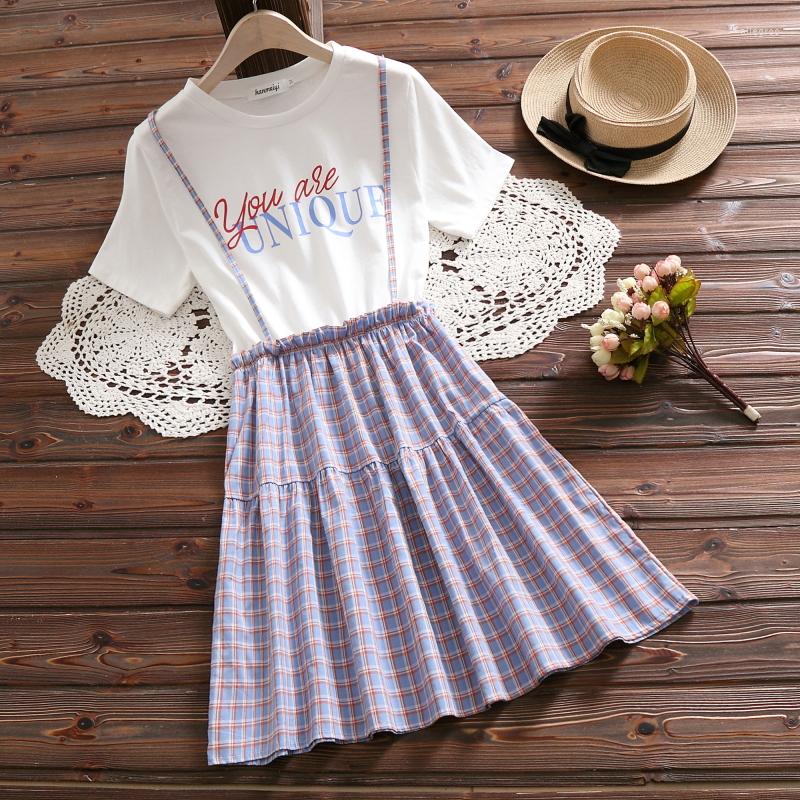 Casual Dresses Korea Style Girl Cute Plaid Dress Summer Fashion Short Sleeve A Line, Picture shown
Casual Dresses Korea Style Girl Cute Plaid Dress Summer Fashion Short Sleeve A Line, Picture shown