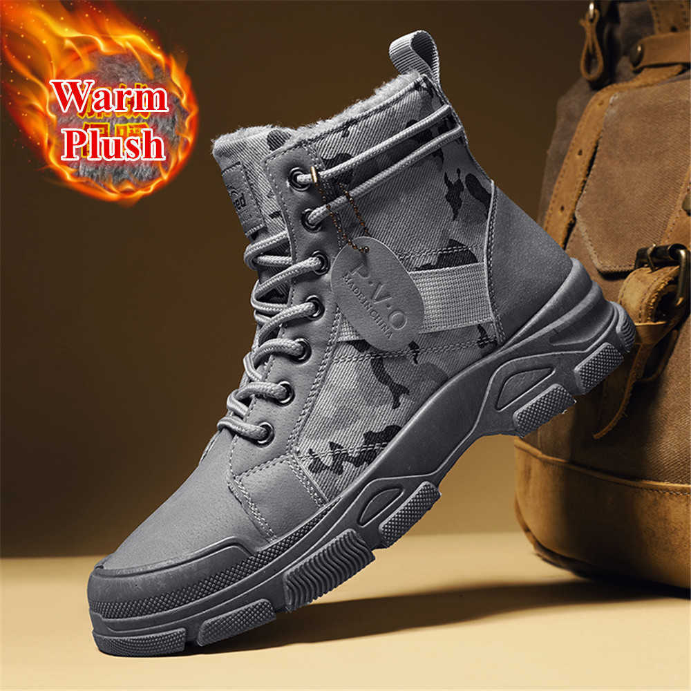Snow For Winter Man Warm Plush Leather High Top Military Boots Men Outdoor Non-Slip Fur Sport Shoes Botas 1008, H602-1 khaki
Snow For Winter Man Warm Plush Leather High Top Military Boots Men Outdoor Non-Slip Fur Sport Shoes Botas 1008, H602-1 khaki