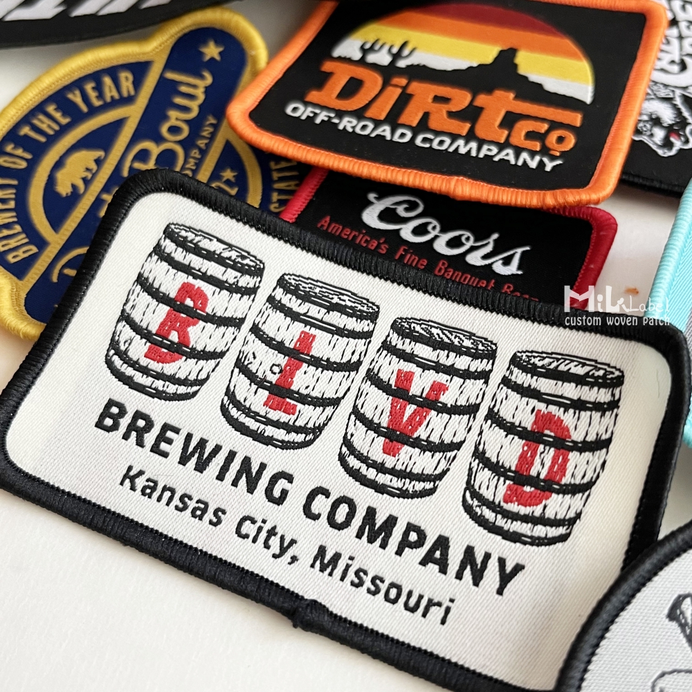 50PCS custom patch notions iron patches for hoodie and embroidery hat patch