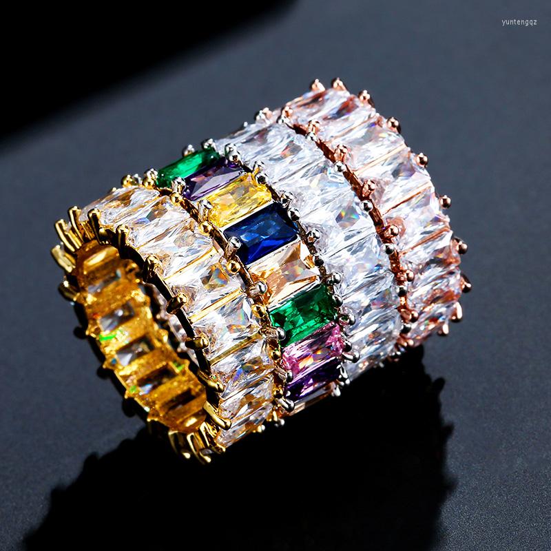 Wedding Rings Luxury Band Zircon For Women Eternity Promise Baguette Crystal Finger Ring Engagement Jewelry Couple Gift
Wedding Rings Luxury Band Zircon For Women Eternity Promise Baguette Crystal Finger Ring Engagement Jewelry Couple Gift