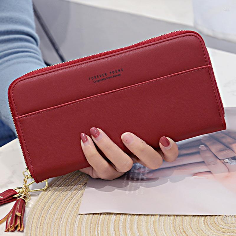 Wallets MONNET CAUTHY Purse For Women Concise Fashion High Capacity Multi-card Slot Zipper Long Wallet Solid Color Blue Grey, Black
Wallets MONNET CAUTHY Purse For Women Concise Fashion High Capacity Multi-card Slot Zipper Long Wallet Solid Color Blue Grey, Black