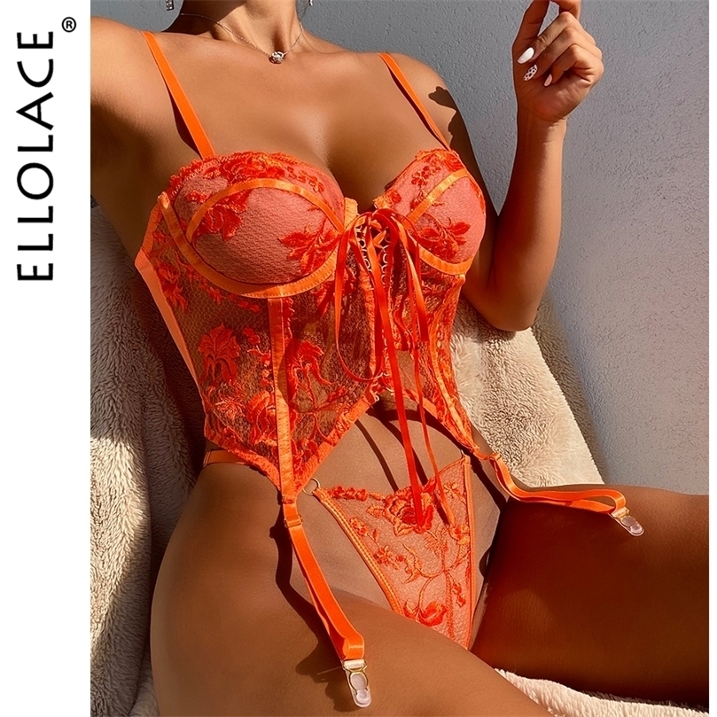 Sexy Set Ellolace Erotic Lingerie Luxury Lace Delicate Underwear Transparent Briefs Exotic Sets Bandage Floral Tulle Bra And Panty Set 221010, Orange
Sexy Set Ellolace Erotic Lingerie Luxury Lace Delicate Underwear Transparent Briefs Exotic Sets Bandage Floral Tulle Bra And Panty Set 221010, Orange