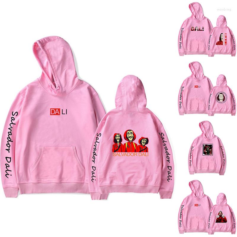Men's Hoodies Money Heist The House Of Paper Salvador Dali Sweatshirts Fashion Men Women Hooded Pullover Long Sleeve Homme Hoodie Tops
Men's Hoodies Money Heist The House Of Paper Salvador Dali Sweatshirts Fashion Men Women Hooded Pullover Long Sleeve Homme Hoodie Tops