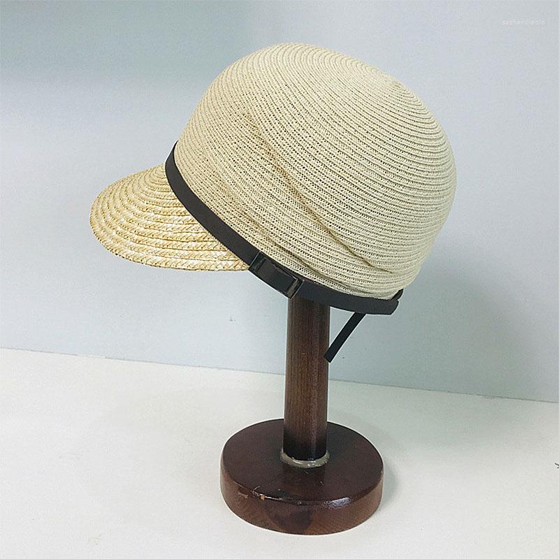 Ball Caps Women's Summer Hat Dome Sun Protection Cap Female Baseball Wide Brim Belt Decoration Visor Beach Straw, Beige
Ball Caps Women's Summer Hat Dome Sun Protection Cap Female Baseball Wide Brim Belt Decoration Visor Beach Straw, Beige
