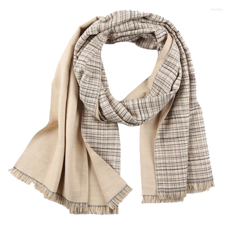 Scarves High Quality Winter Scarf For Men Tassel Lattice Cashmere Warm Shawl Simple Skin Friendly Male Wrap Muffler Hijab 196 63cm
Scarves High Quality Winter Scarf For Men Tassel Lattice Cashmere Warm Shawl Simple Skin Friendly Male Wrap Muffler Hijab 196 63cm