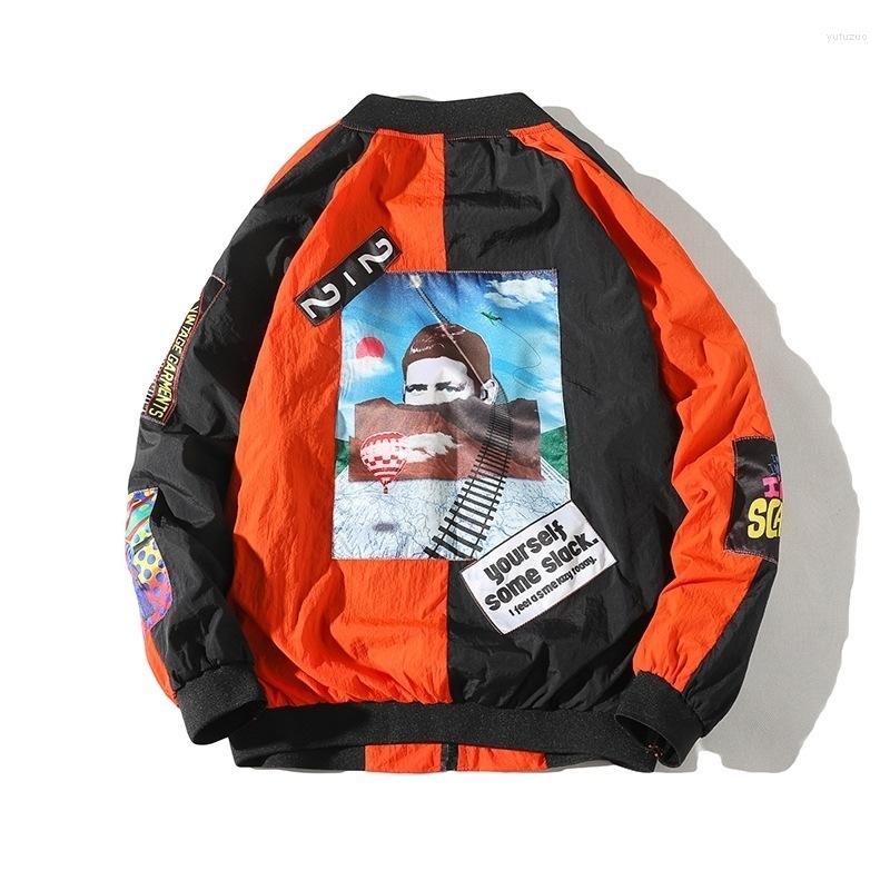 Men's Jackets Hip Hop Jacket Men Baseball Coats Bomber Patchwork Stand Collar Zipper Outwear Casual Harajuku Spring And Autumn Coat, Blue
Men's Jackets Hip Hop Jacket Men Baseball Coats Bomber Patchwork Stand Collar Zipper Outwear Casual Harajuku Spring And Autumn Coat, Blue