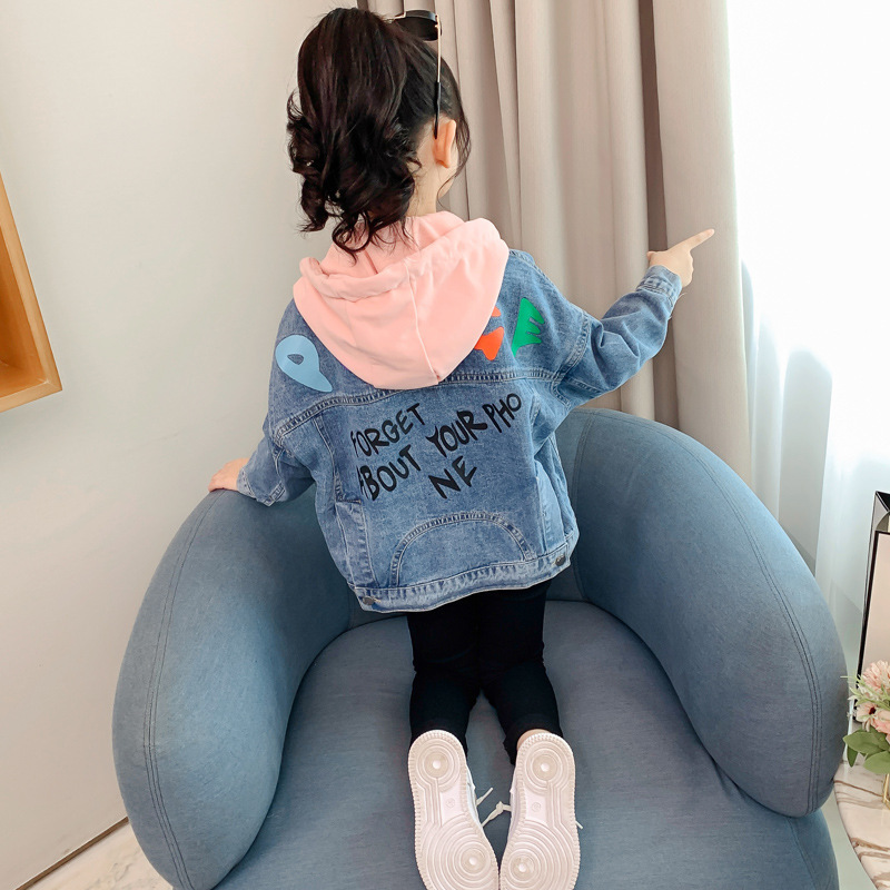 Jackets Children s Clothes Girls Denim Jacket Fashion Style Hooded Tops Little Spring and Autumn Kids Jean for 221010, Pink
Jackets Children s Clothes Girls Denim Jacket Fashion Style Hooded Tops Little Spring and Autumn Kids Jean for 221010, Pink