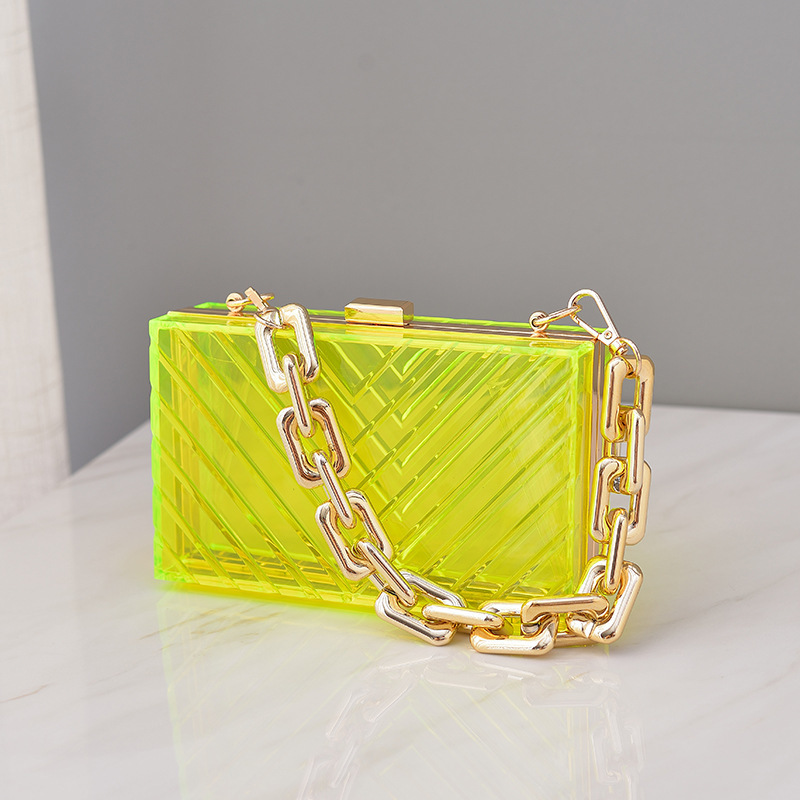 Evening Bags Crossover Bags for Women Fashion Clear Clutch Transparent Acrylic Wedding Handbag Luxury Purse Thick Shoulder Strap Bag 221010, Green
Evening Bags Crossover Bags for Women Fashion Clear Clutch Transparent Acrylic Wedding Handbag Luxury Purse Thick Shoulder Strap Bag 221010, Green