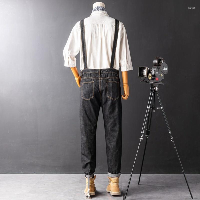 Men' Jeans Style Safari Vintage Mens Denim Cargo Overalls Casual Straight Large Size 5XL Fashion High Waist Straps Jumpsuits Male, Black
Men' Jeans Style Safari Vintage Mens Denim Cargo Overalls Casual Straight Large Size 5XL Fashion High Waist Straps Jumpsuits Male, Black