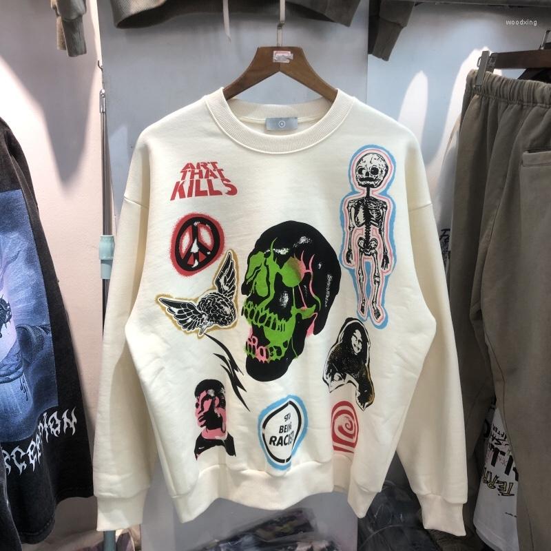 Men's Hoodies 2022 Autumn Winter Pullover High Street Print Graffiti Loose Cotton Men's And Women's Round Neck, Beige
Men's Hoodies 2022 Autumn Winter Pullover High Street Print Graffiti Loose Cotton Men's And Women's Round Neck, Beige