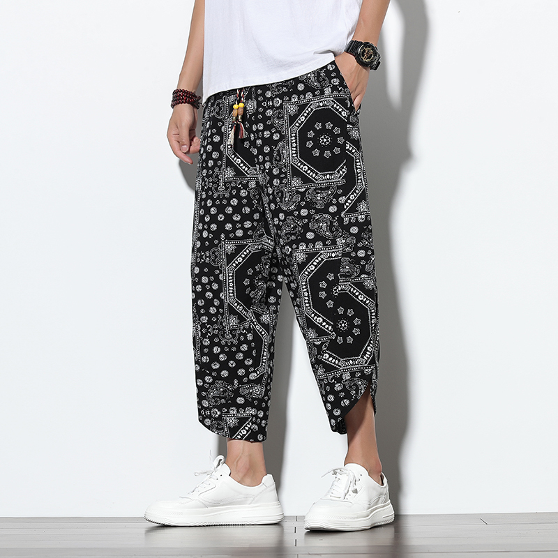Men's Pants Men Harem Pants Korean Style Cotton Linen Printed Loose Elastic Waist Streetwear Trousers Men Casual Pants Streetwear 221010, K57 army green
Men's Pants Men Harem Pants Korean Style Cotton Linen Printed Loose Elastic Waist Streetwear Trousers Men Casual Pants Streetwear 221010, K57 army green