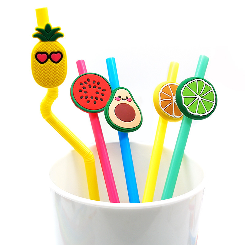 Silicone Straw Tips Cover Creative Fruit Shaped 7-8mm Reusable Straw Toppers Lids Dust-proof Straws Plug
Silicone Straw Tips Cover Creative Fruit Shaped 7-8mm Reusable Straw Toppers Lids Dust-proof Straws Plug
