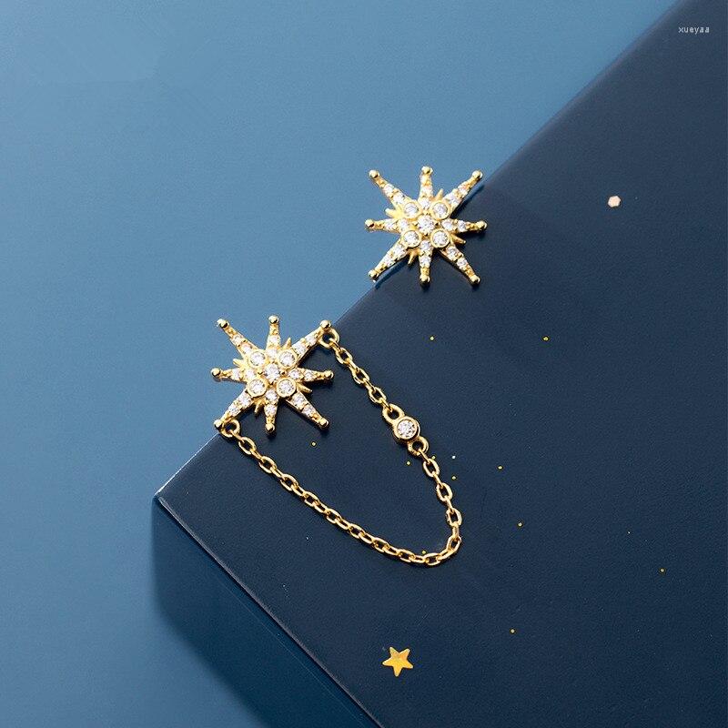 Hoop Earrings A00796 925 Sterling Silver Creative Light Star Cuban Chain Stud For Fashion Women Punk Party Jewelry
Hoop Earrings A00796 925 Sterling Silver Creative Light Star Cuban Chain Stud For Fashion Women Punk Party Jewelry