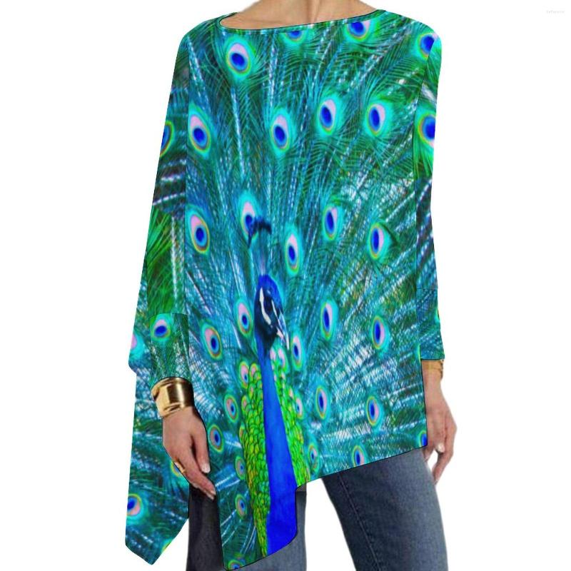 Women' T Shirts Imperial Empress Peacock Shirt Animal Feathers Casual Long Sleeve Print Elegant Tshirt Women Top Tees Large Size 5XL, Style-8
Women' T Shirts Imperial Empress Peacock Shirt Animal Feathers Casual Long Sleeve Print Elegant Tshirt Women Top Tees Large Size 5XL, Style-8