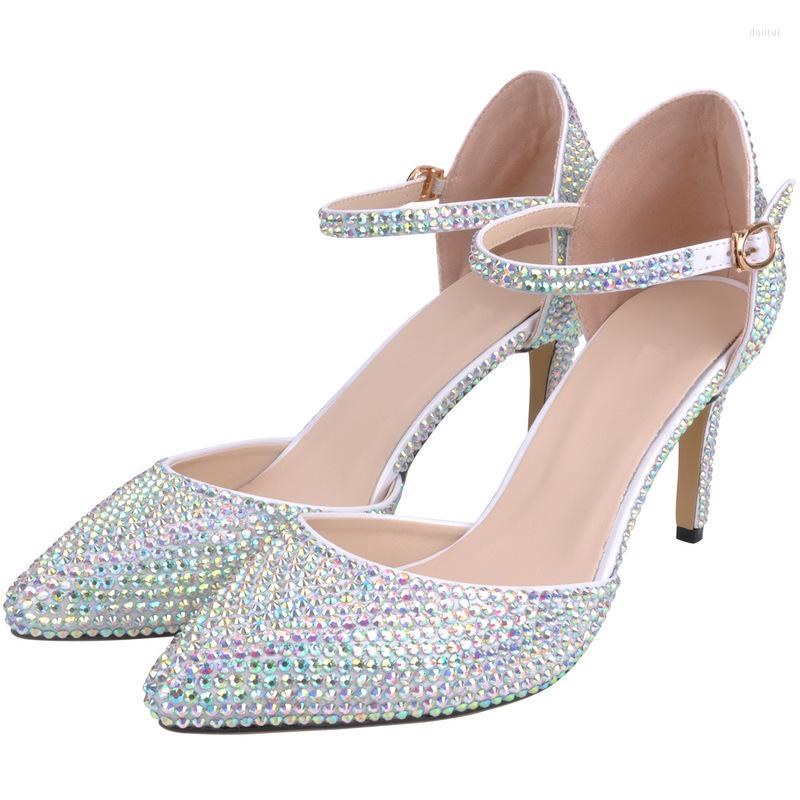 Dress Shoes Women's Pumps Wedding Rhinestone Artificial PU Europe And America Fine Heel Buckle 8CM High Heels Party, See chart
Dress Shoes Women's Pumps Wedding Rhinestone Artificial PU Europe And America Fine Heel Buckle 8CM High Heels Party, See chart