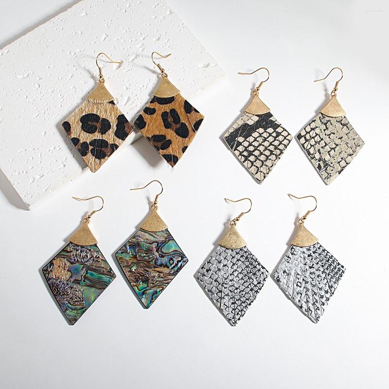 Dangle Earrings Lifefontier Trendy Geometric Abalone Shell Hanging Drop For Women Vintage Leopard Print Big Earring Pendant Jewelry
Dangle Earrings Lifefontier Trendy Geometric Abalone Shell Hanging Drop For Women Vintage Leopard Print Big Earring Pendant Jewelry