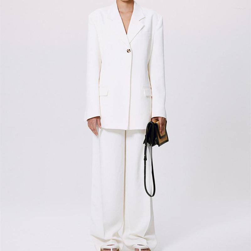 Women's Two Piece Pants 2022 Spring And Summer Arrive Woman White Notched Lapel Collar Blazer Pant Boyfriend Oversized Jacket Single-button, Black
Women's Two Piece Pants 2022 Spring And Summer Arrive Woman White Notched Lapel Collar Blazer Pant Boyfriend Oversized Jacket Single-button, Black