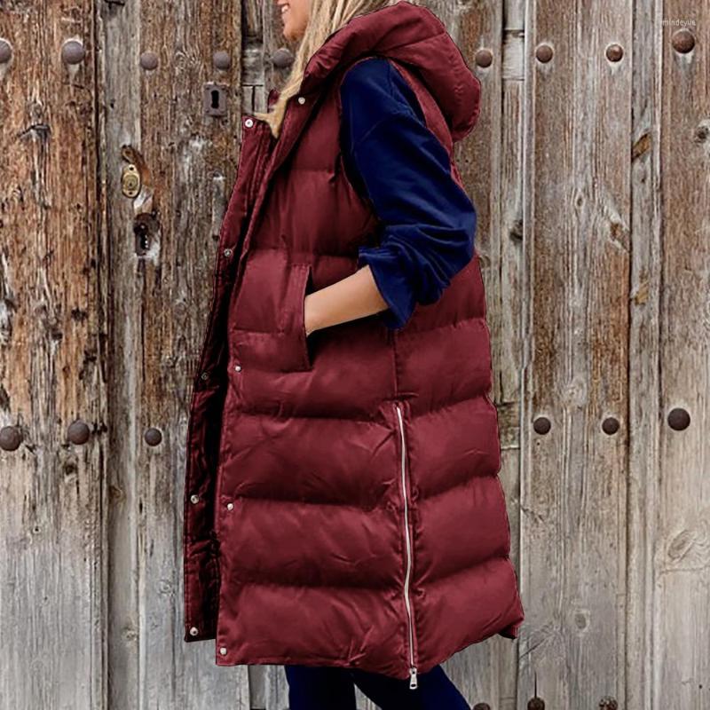 Women' Vests Wepbel Hooded Long Cotton Jacket Vest Casual Solid Color Parkas Jackets Single-Breasted Sleeveless Coat For Women Outwear, Beige
Women' Vests Wepbel Hooded Long Cotton Jacket Vest Casual Solid Color Parkas Jackets Single-Breasted Sleeveless Coat For Women Outwear, Beige