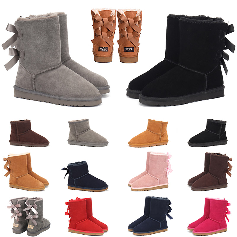 women designer snow australia boots ankle fur 2 bow bowtie boot Chestnut Triple Black Grey Mini Navy Blue Winter Booties Platform luxury size 36-41, A9 2 bailey bow
women designer snow australia boots ankle fur 2 bow bowtie boot Chestnut Triple Black Grey Mini Navy Blue Winter Booties Platform luxury size 36-41, A9 2 bailey bow