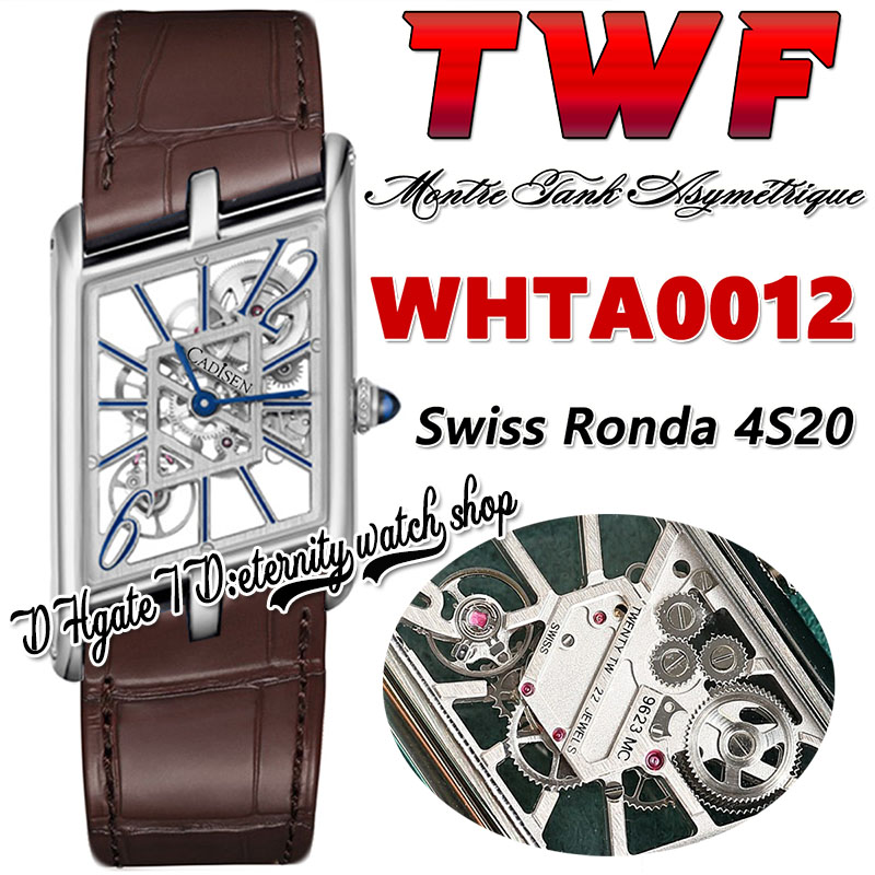 TWF tw0012 Swiss Ronda 4S20 Quartz Mens Watch Montre Asymetrique Unisex Watch Steel Case Skeleton Dial Stick Markers Brown Leather Super Edition eternity Watches, Watch waterproof production cost
TWF tw0012 Swiss Ronda 4S20 Quartz Mens Watch Montre Asymetrique Unisex Watch Steel Case Skeleton Dial Stick Markers Brown Leather Super Edition eternity Watches, Watch waterproof production cost