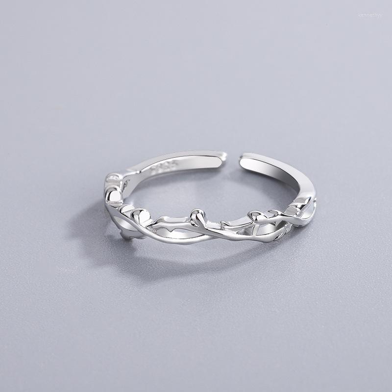 Wedding Rings Simple Branch Thorn Sweet Small Finger Silver Color For Women Korean Fashion Jewelry Gifts 
Wedding Rings Simple Branch Thorn Sweet Small Finger Silver Color For Women Korean Fashion Jewelry Gifts