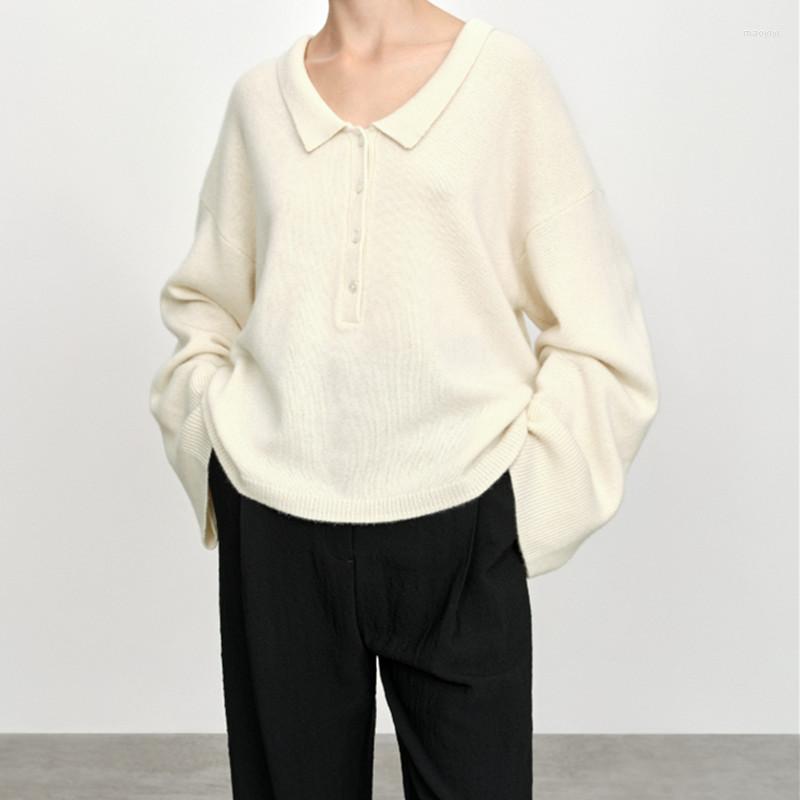 Women's Sweaters Women Turn-Down Collar Cashmere Knit Front Buttons Elegant Long Sleeve Loose Simple Female Jumper Knitwears Pull Top, Sweater
Women's Sweaters Women Turn-Down Collar Cashmere Knit Front Buttons Elegant Long Sleeve Loose Simple Female Jumper Knitwears Pull Top, Sweater