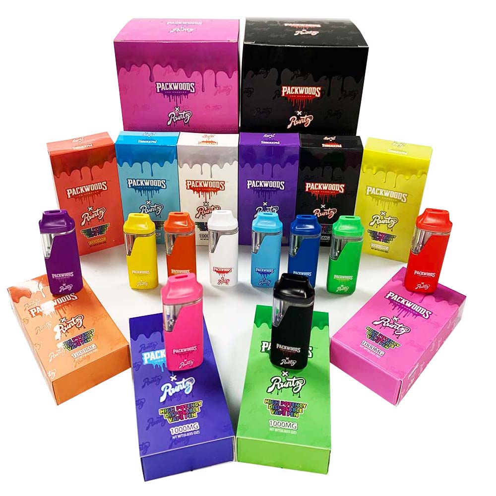 Sample Packwoods X Runtz Disposable Vape Pens 380mah Rechargeable Battery 1.0ml Empty Vaporizer Pods Ceramic Coil Cartridges E cigarettes carts with packaging
Sample Packwoods X Runtz Disposable Vape Pens 380mah Rechargeable Battery 1.0ml Empty Vaporizer Pods Ceramic Coil Cartridges E cigarettes carts with packaging