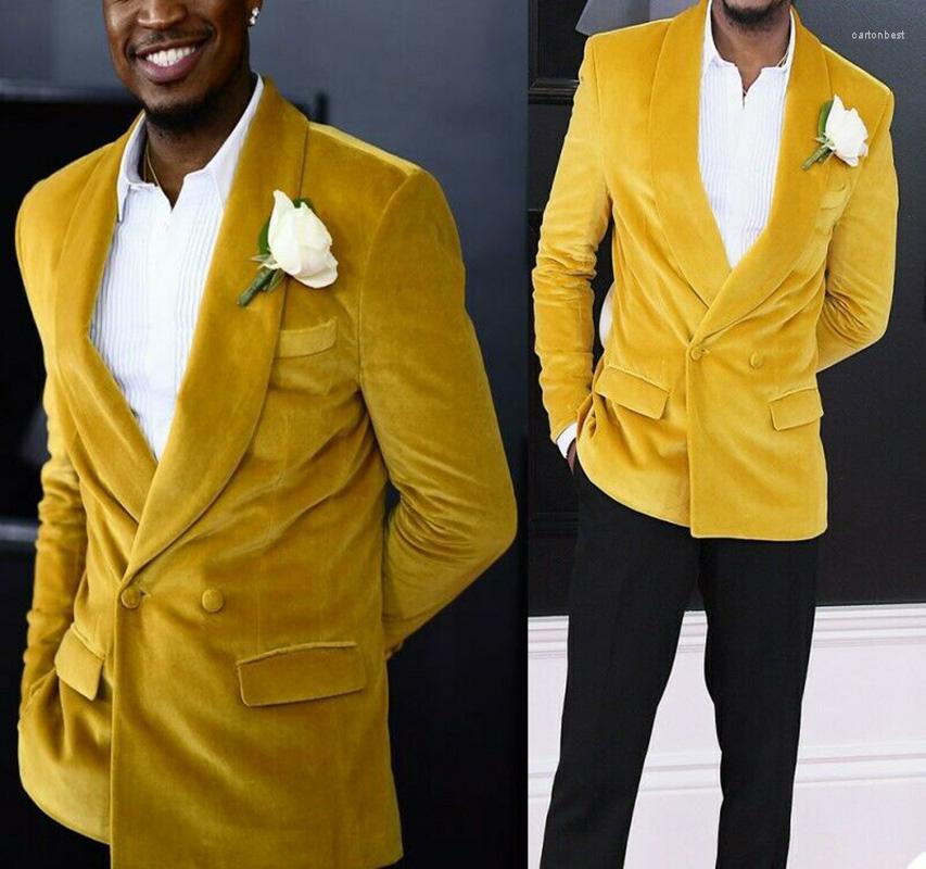 Men's Suits Men's Velvet Suit Double Breasted Jacket Shawl Lapel Slim Fit Blazer Casual For Groomsmen Outfit, Yellow
Men's Suits Men's Velvet Suit Double Breasted Jacket Shawl Lapel Slim Fit Blazer Casual For Groomsmen Outfit, Yellow