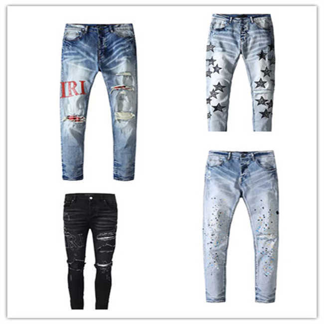 22SS Mens Designer Jeans fashion Distressed Ripped Biker Slim Fit Long Blue Printing Make Old Washing Cotton Fashion Self-Cultivation High, 14
22SS Mens Designer Jeans fashion Distressed Ripped Biker Slim Fit Long Blue Printing Make Old Washing Cotton Fashion Self-Cultivation High, 14