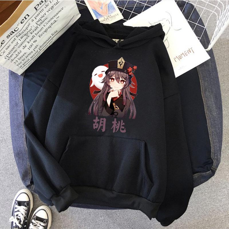 Men's Hoodies Kawaii Genshin Impact Aesthetic Hu Tao Sudaderas Girls Boys Clothes Casual Streetwear Women Sweatshirts, Black 1
Men's Hoodies Kawaii Genshin Impact Aesthetic Hu Tao Sudaderas Girls Boys Clothes Casual Streetwear Women Sweatshirts, Black 1