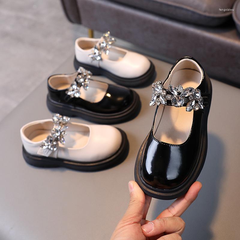 Flat Shoes Mary Jane Leather Girls Rhinestone Children Princess Hook Loop Kids Flats Chaussure Enfant Fille Black
Flat Shoes Mary Jane Leather Girls Rhinestone Children Princess Hook Loop Kids Flats Chaussure Enfant Fille Black